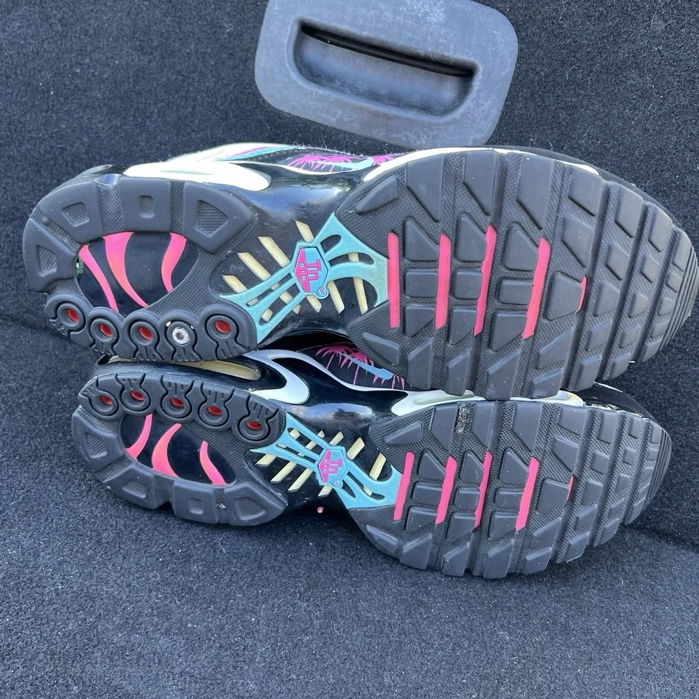 Nike Air Max Plus 97 Miami 305 White Pink Blue AV7936-101 Size 10.5